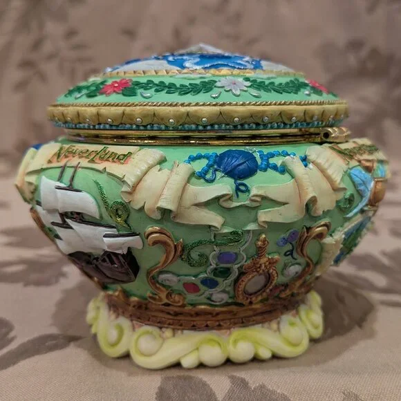 Disney 1951 Tinker Bell Neverland "You Can Fly" Music Box, Gently Used! - Picture 5 of 10